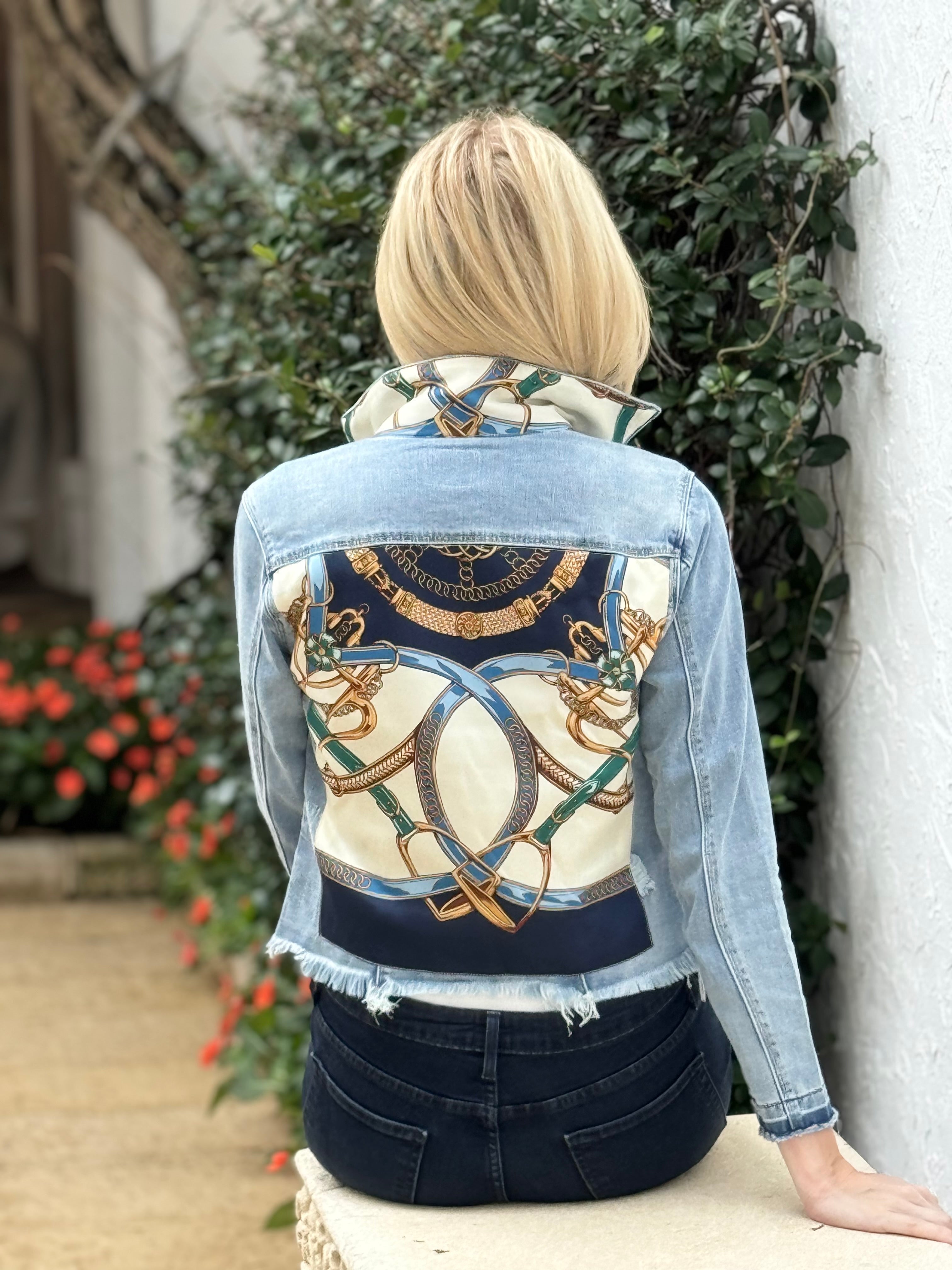 The Light Denim Jacket / Blue Stirrup - Back of the Bay Boutique