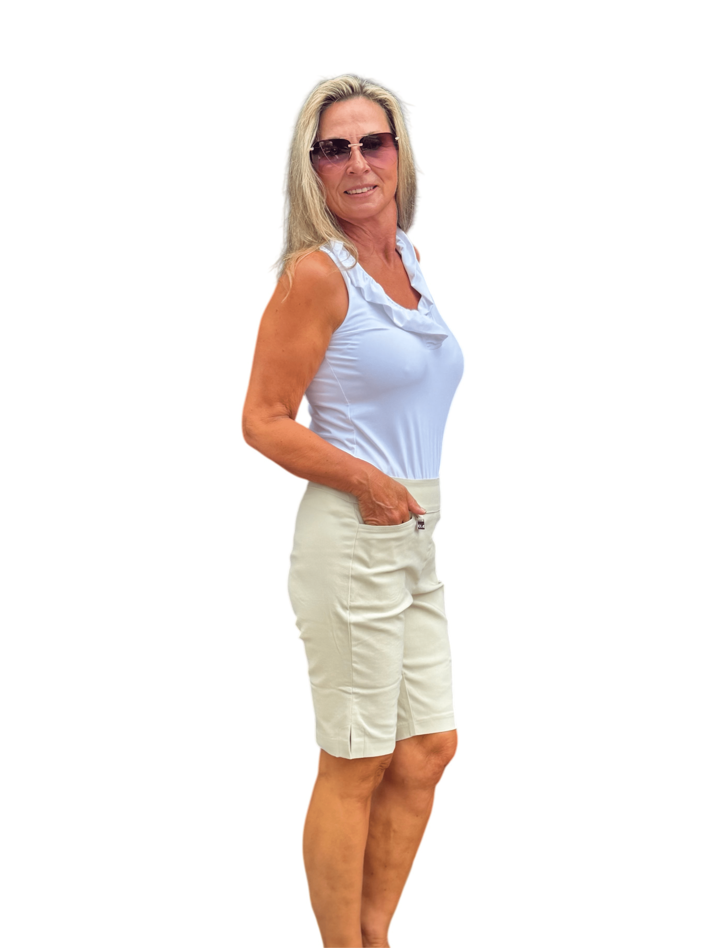 10" Inseam Bermuda Shorts Stone