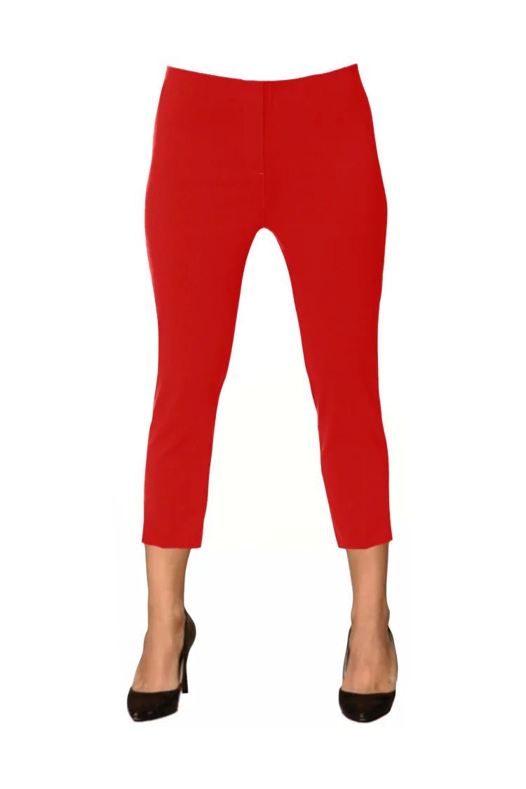 23" Inseam Pull-on Capri-Length Pant "Sidney" - Back of the Bay Boutique