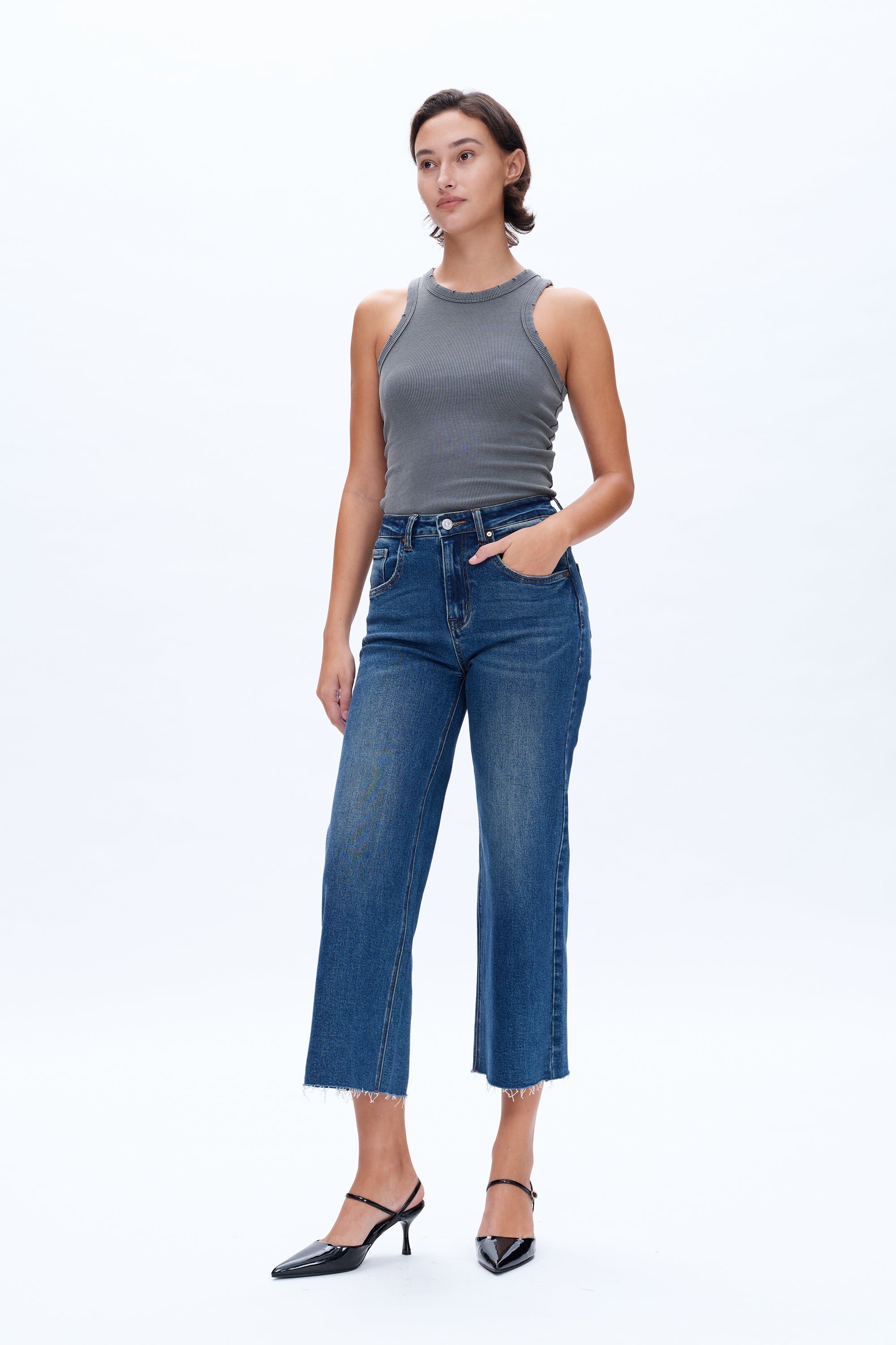 High Rise Wide Leg Surf - Back of the Bay Boutique