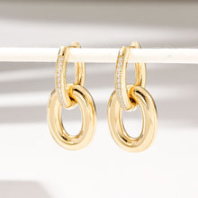 Load image into Gallery viewer, Ava Earring Yellow Gold Finish
