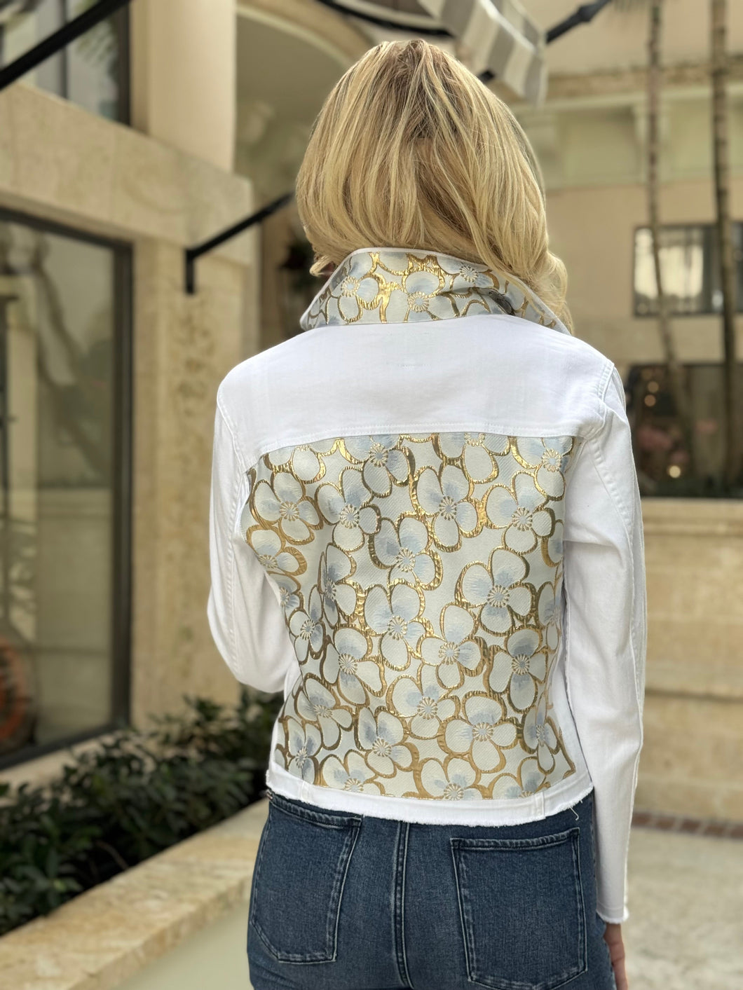 The White Denim Jacket / White Lotus