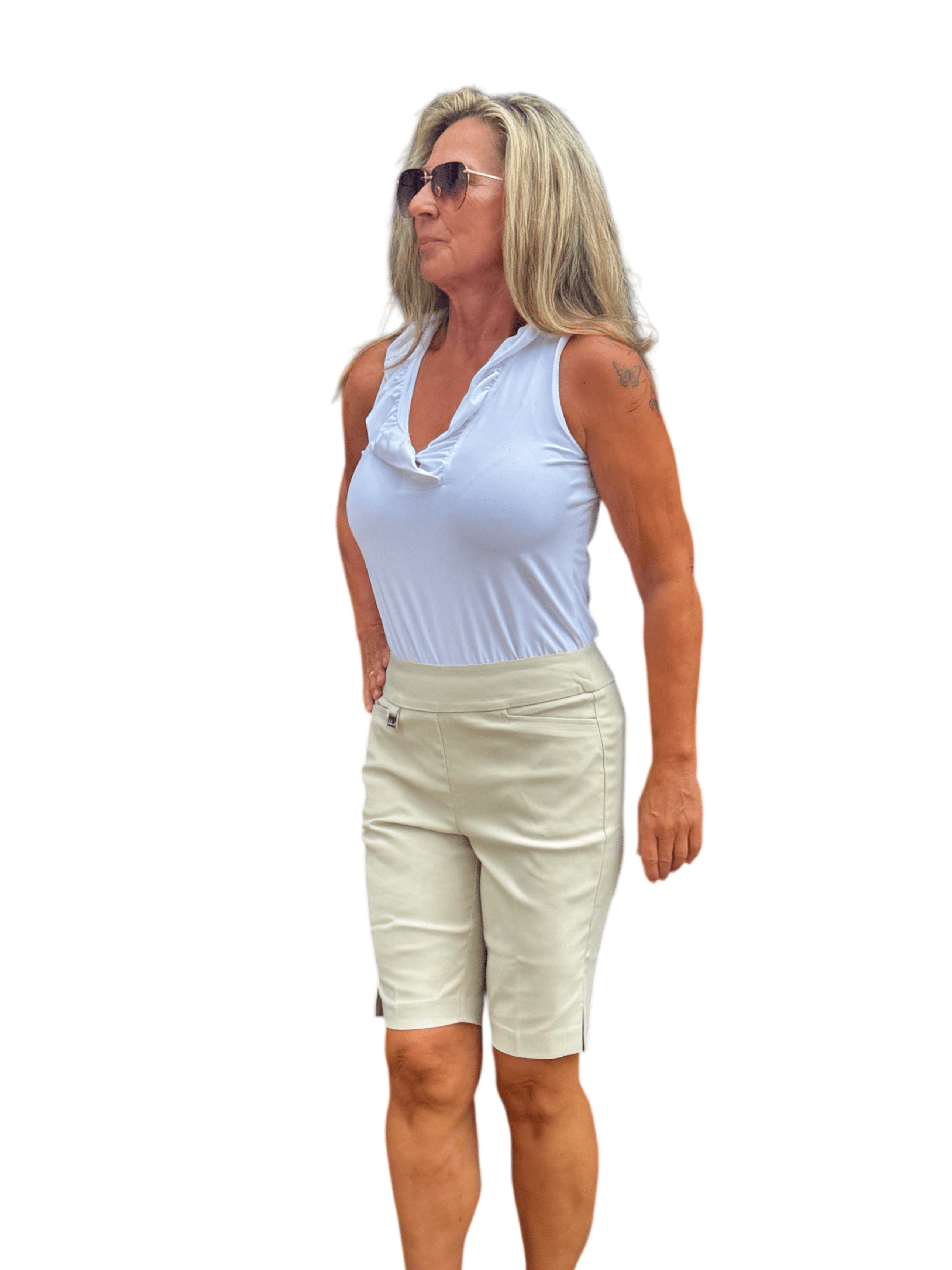 10" Inseam Bermuda Shorts Stone