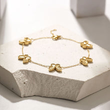 Load image into Gallery viewer, Butterfly Bracelet Yellow Gold Finish
