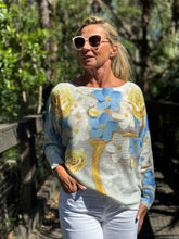 Load image into Gallery viewer, Long Sleeve Knit Sweater Spring Bloom - MADE IN ITALY

