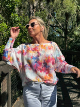 Load image into Gallery viewer, Long Sleeve Knit Sweater Watercolor Dreams - MADE IN ITALY
