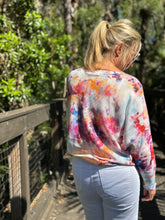 Load image into Gallery viewer, Long Sleeve Knit Sweater Watercolor Dreams - MADE IN ITALY
