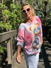 Load image into Gallery viewer, Long Sleeve Knit Sweater Teddy Vibes - MADE IN ITALY
