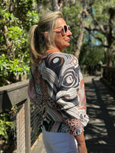 Load image into Gallery viewer, Long Sleeve Knit Sweater Urban Leopard - MADE IN ITALY
