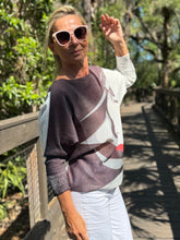 Load image into Gallery viewer, Long Sleeve Knit Sweater Red Lipstick - MADE IN ITALY
