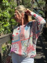 Load image into Gallery viewer, Long Sleeve Knit Sweater Coastal Breeze - MADE IN ITALY
