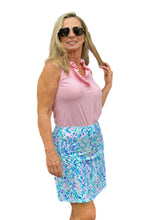 Load image into Gallery viewer, Pull-on Zip Skort with UPF50+ Confetti Pastel
