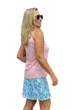 Load image into Gallery viewer, Pull-on Zip Skort with UPF50+ Confetti Pastel
