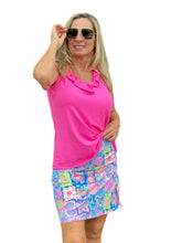 Load image into Gallery viewer, Pull-on Zip Skort with UPF50+ Island Dream
