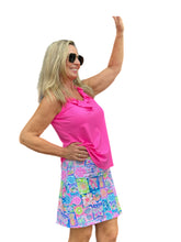 Load image into Gallery viewer, Pull-on Zip Skort with UPF50+ Island Dream

