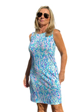 Load image into Gallery viewer, Classic Shift Dress with UPF50+ Confetti Pastel
