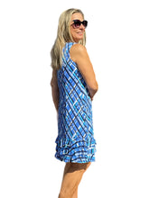 Load image into Gallery viewer, Sleeveless Dress with Ruffles with UPF50+ Peri Check
