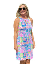 Load image into Gallery viewer, Keyhole Sleeveless Dress with UPF50+ Island Dream
