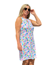 Load image into Gallery viewer, Keyhole Sleeveless Dress with UPF50+ Martini White
