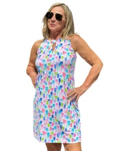 Load image into Gallery viewer, Keyhole Sleeveless Dress with UPF50+ Martini White
