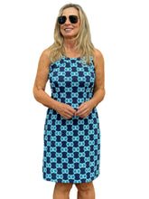 Load image into Gallery viewer, Cut-out Sleeveless Dress with UPF50+ Blue Medallion
