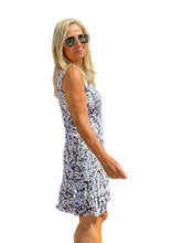 Load image into Gallery viewer, Sleeveless Dress with Ruffles with UPF50+ Confetti Stone
