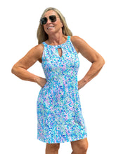 Load image into Gallery viewer, Keyhole Sleeveless Dress with UPF50+ Confetti Pastel
