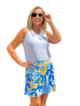 Load image into Gallery viewer, Flowy Skort with Side-Pockets Watercolors
