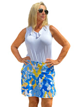 Load image into Gallery viewer, Flowy Skort with Side-Pockets Watercolors
