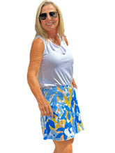 Load image into Gallery viewer, Flowy Skort with Side-Pockets Watercolors
