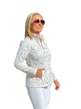 Load image into Gallery viewer, Zip-Up Long Sleeve Jacket with UPF50+ Champagne Gold
