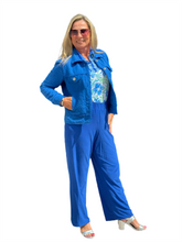 Load image into Gallery viewer, Pull-on Palazzo Pants Deep Blue
