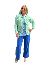 Load image into Gallery viewer, Pull-on Palazzo Pants Deep Blue
