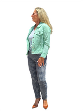 Load image into Gallery viewer, Ankle-length Pull-on Stretch Pants Navy
