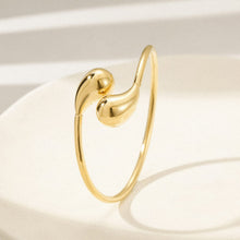 Load image into Gallery viewer, Teardrop Cuff Yellow Gold Finish
