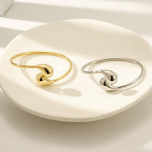 Load image into Gallery viewer, Teardrop Cuff Yellow Gold Finish
