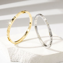 Load image into Gallery viewer, Valentina Bangle Yellow Gold Finish
