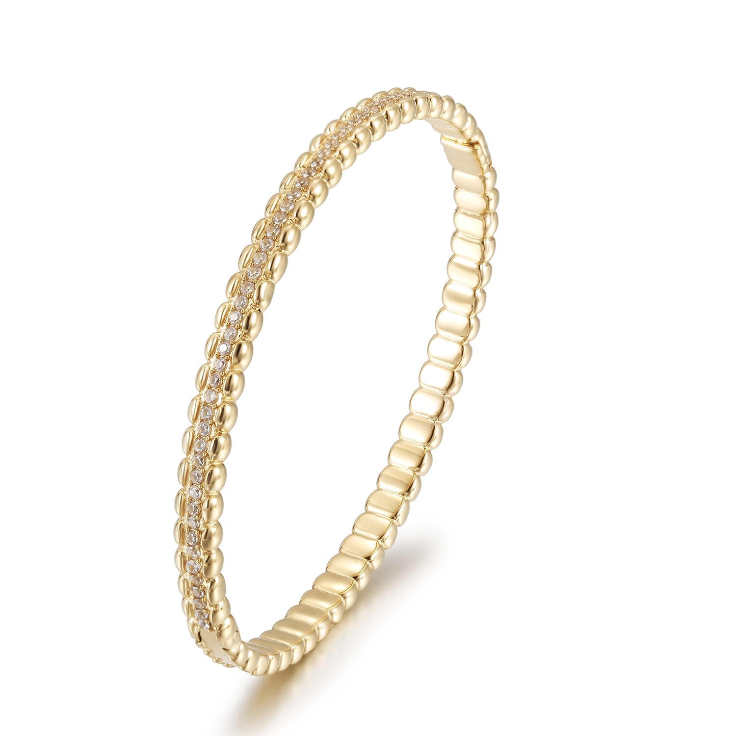 Dream Bangle Yellow Gold Finish - Back of the Bay Boutique