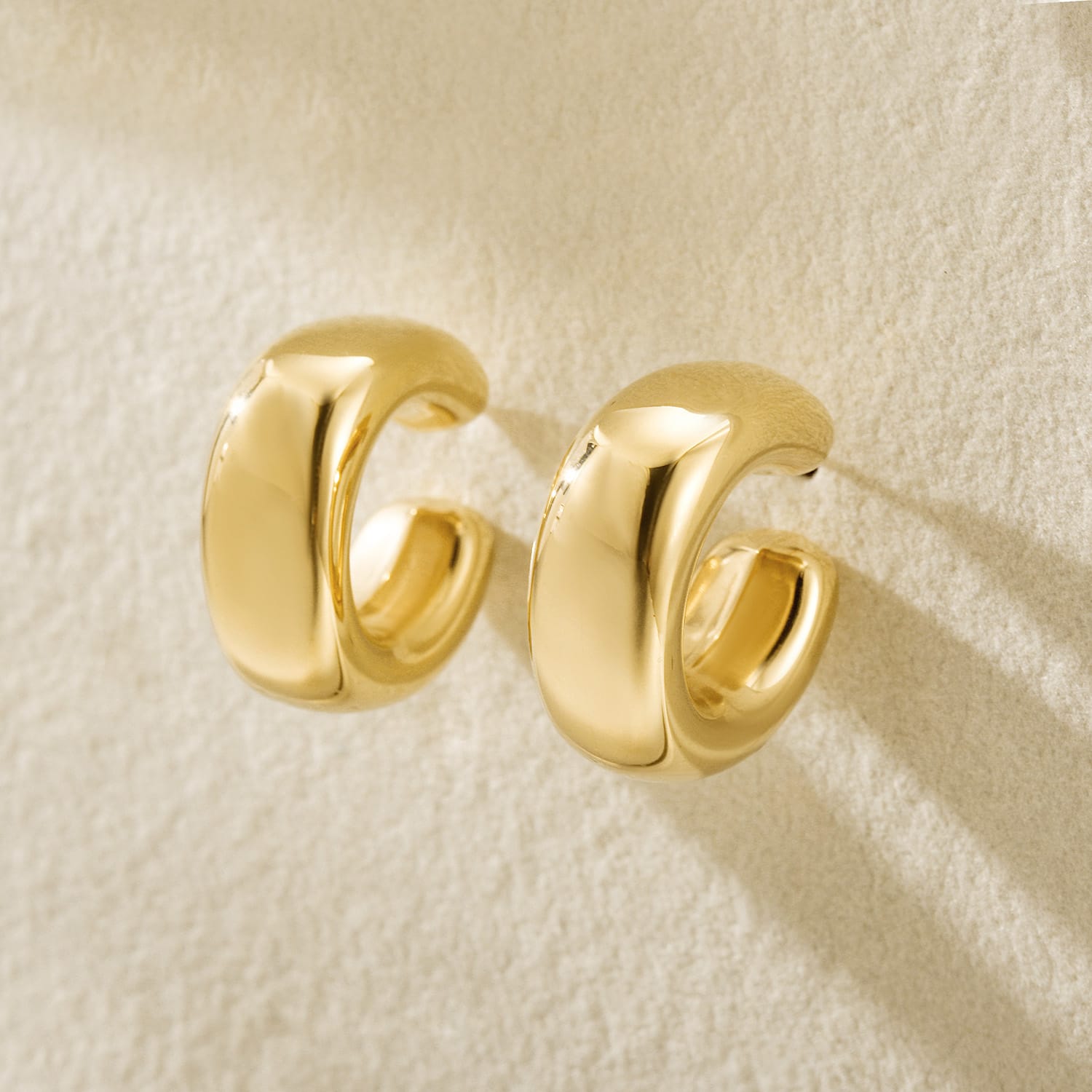 Cecilia Earring Yellow Gold Finish - Back of the Bay Boutique