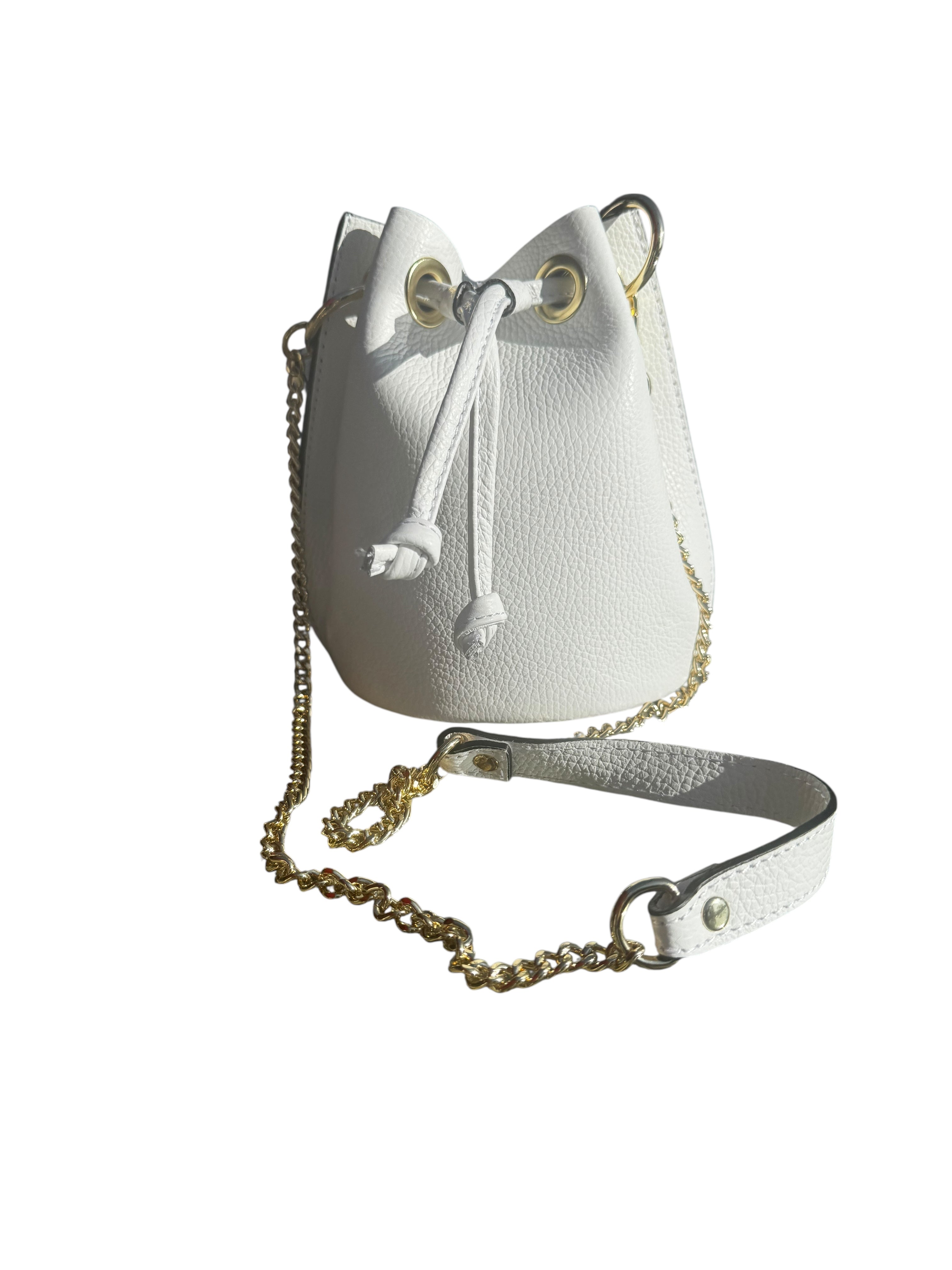 Every Occasion Bucket Bag White - Back of the Bay Boutique