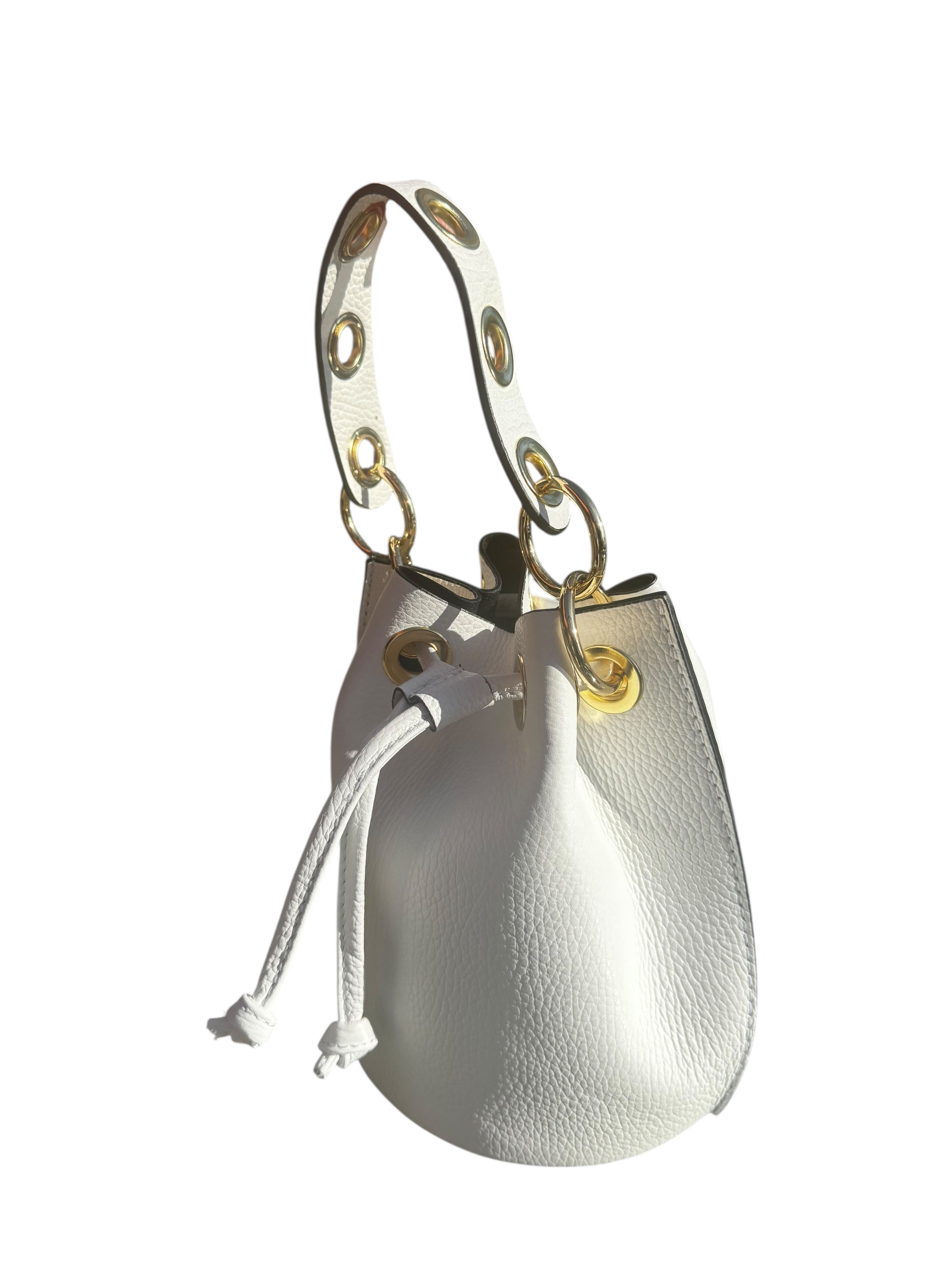 Every Occasion Bucket Bag White - Back of the Bay Boutique