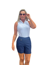 Load image into Gallery viewer, 6&quot; Inseam Pull-on Stretch Shorts Navy
