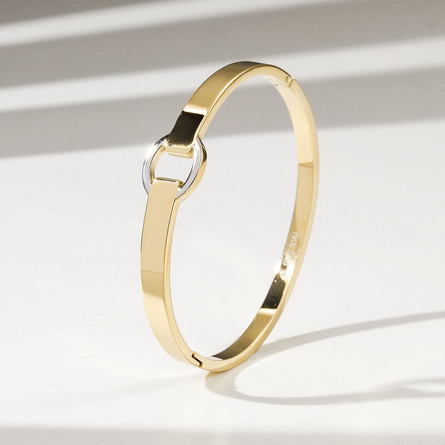 Forever Bangle Two-Tone Finish - Back of the Bay Boutique