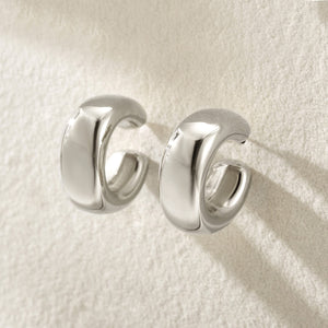 Cecilia Earring White Gold Finish