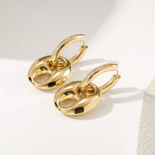 Load image into Gallery viewer, Amara Earring Yellow Gold Finish
