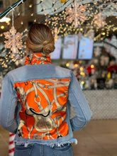 Load image into Gallery viewer, The Light Denim Jacket / Orange Equestrian
