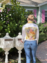 Load image into Gallery viewer, The White Denim Jacket / Fall of Mauve
