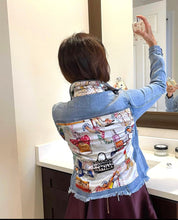 Load image into Gallery viewer, The Light Denim Jacket / White Eclectic Designer
