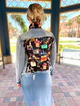 Load image into Gallery viewer, The Light Denim Jacket / Black Eclectic Designer
