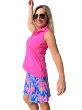 Load image into Gallery viewer, Pull-on Zip Skort with UPF50+ Lily Blue
